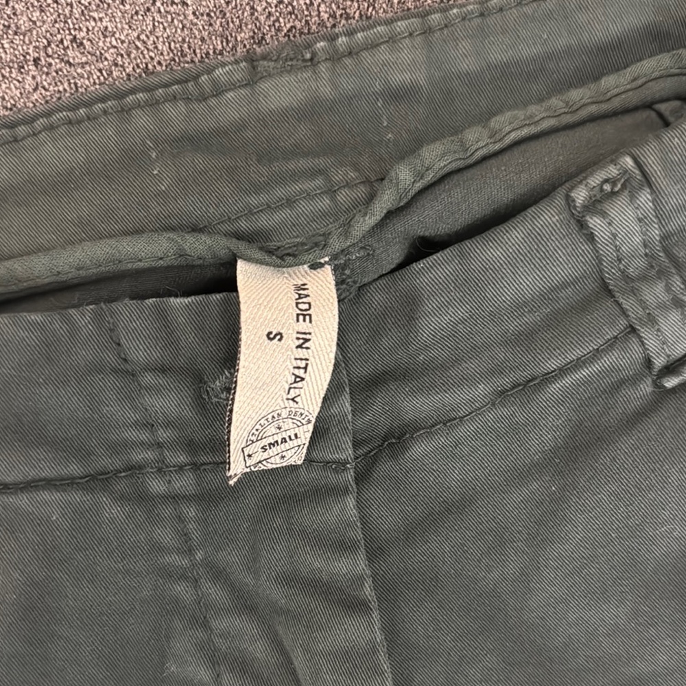 Elegant Dark Green Women's Straight Leg Pants - Picture 4 of 8